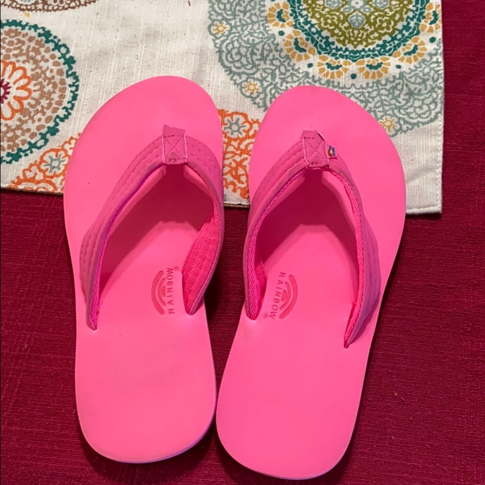 Rainbow Flip Flops